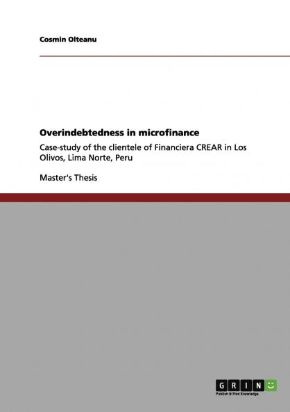 Overindebtedness in microfinance