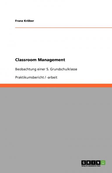 Classroom Management