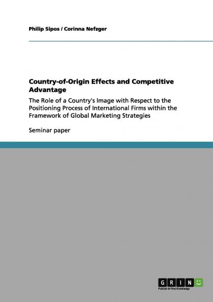 Country-of-Origin Effects and Competitive Advantage