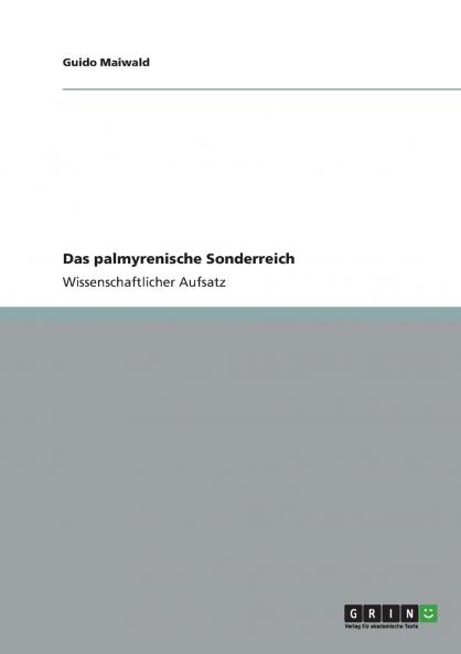 Das palmyrenische Sonderreich
