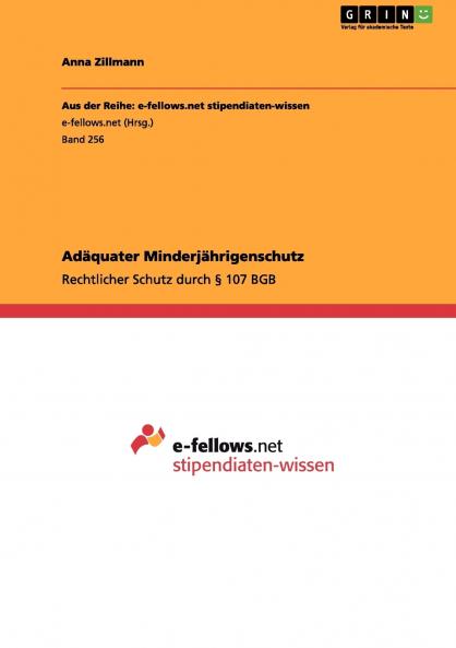 Adäquater Minderjährigenschutz