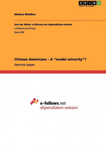 Chinese Americans - A model minority?