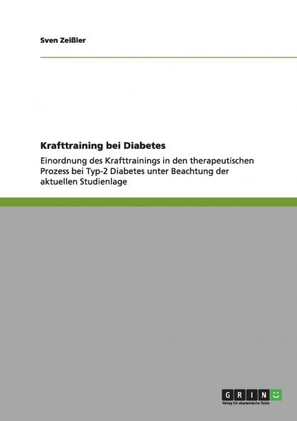 Krafttraining bei Diabetes