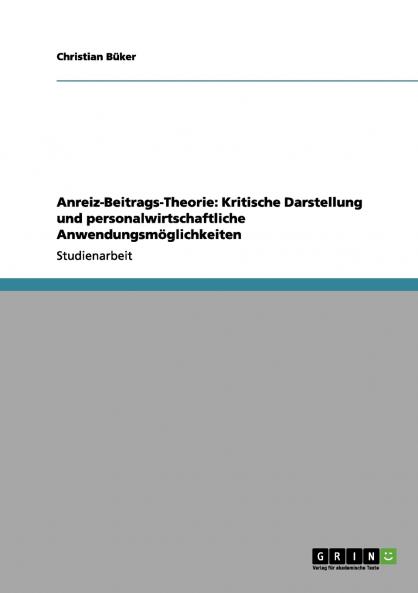 Anreiz-Beitrags-Theorie