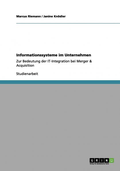 Informationssysteme im Unternehmen