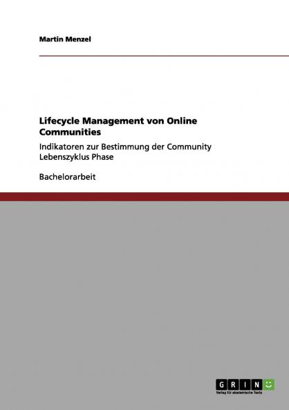 Lifecycle Management von Online Communities