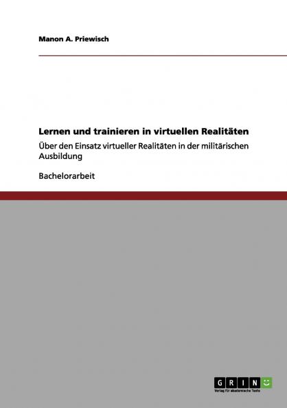 Lernen und trainieren in virtuellen Realitäten