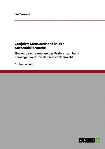 Conjoint Measurement in der Automobilbranche