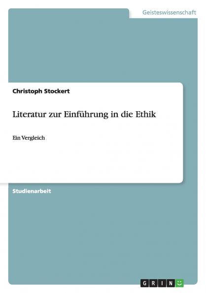 Literatur zur Einführung in die Ethik