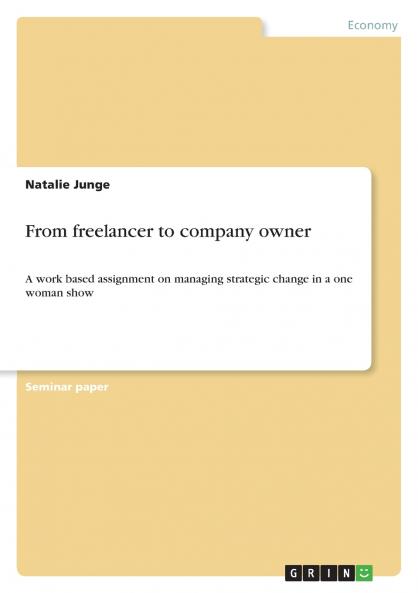 From freelancer to company owner