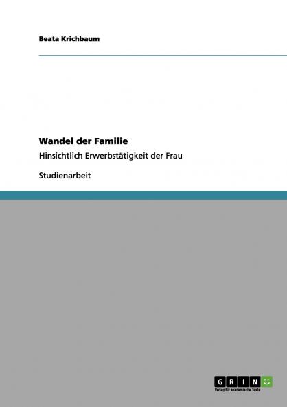 Wandel der Familie