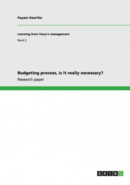 Budgeting process is it really necessary?