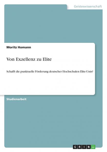 Von Exzellenz zu Elite