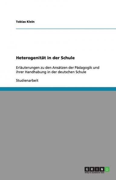 Heterogenität in der Schule