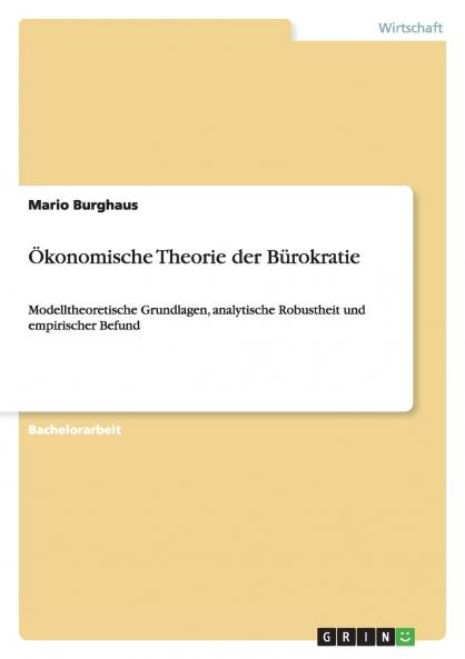 Ökonomische Theorie der Bürokratie