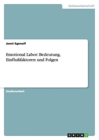 Emotional Labor