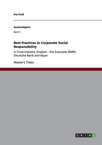 Best Practices in Corporate Social Responsibility