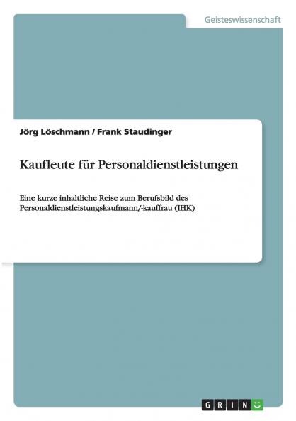 Personaldienstleistungskaufmann/-kauffrau