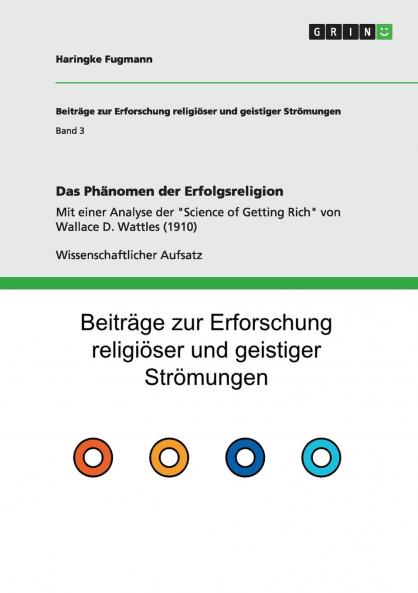 Das Ph��nomen der Erfolgsreligion