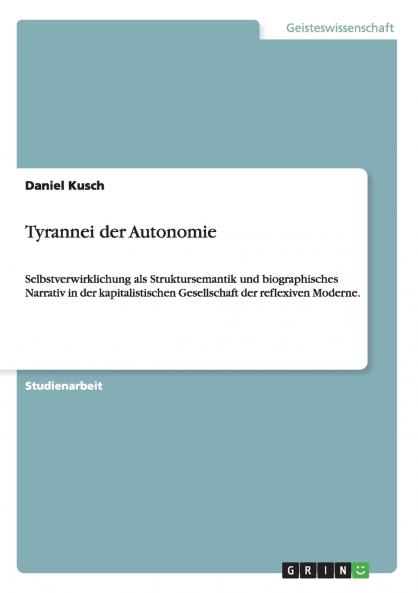Tyrannei der Autonomie
