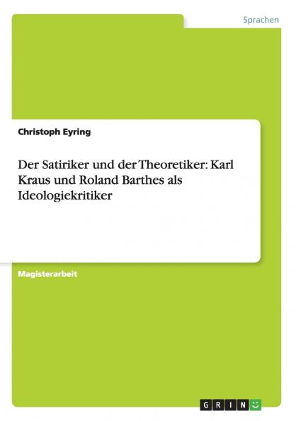 Der Satiriker und der Theoretiker