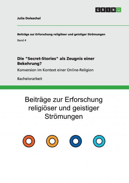 Die Secret-Stories als Zeugnis einer Bekehrung?