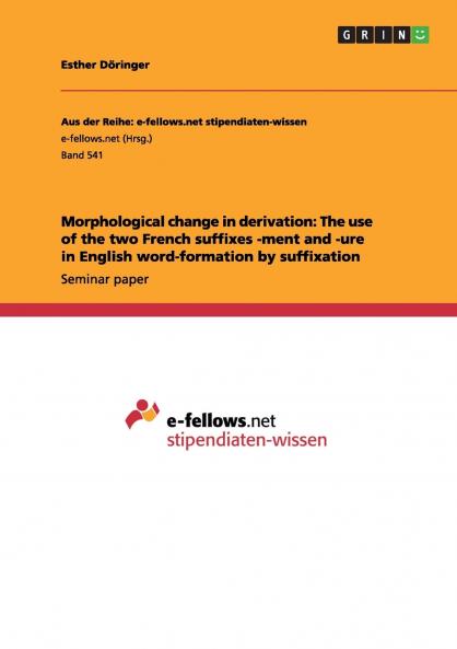 Morphological change in derivation