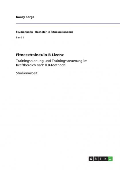Fitnesstrainer/in-B-Lizenz
