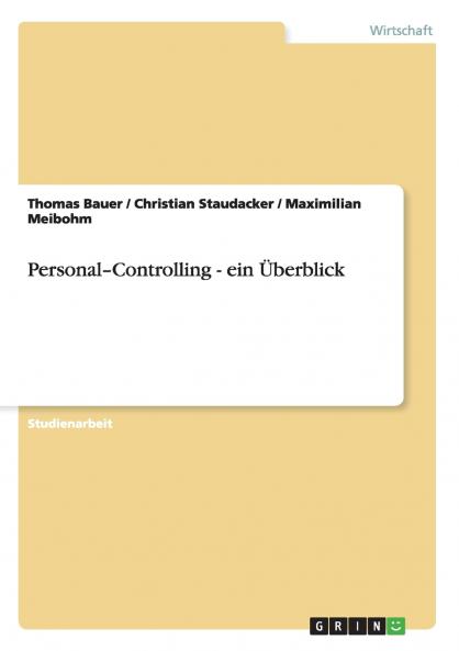 Personal-Controlling - ein Überblick