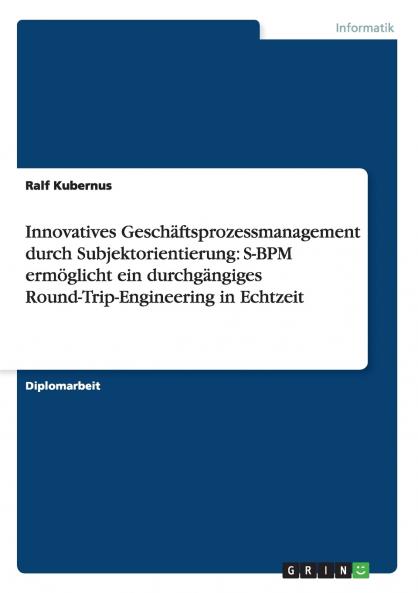 Innovatives Geschäftsprozessmanagement durch Subjektorientierung