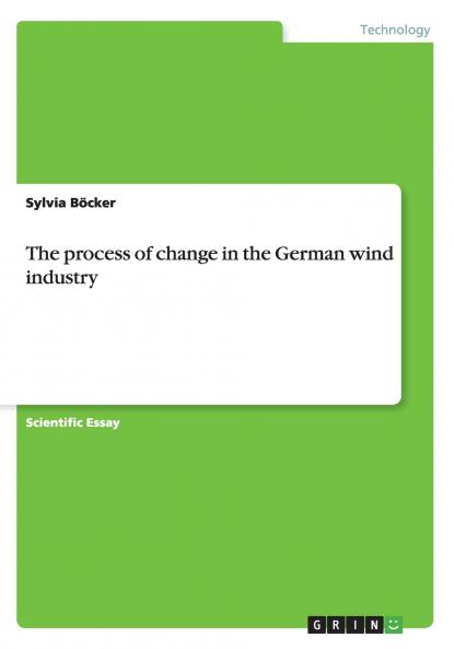 The process of change in the German wind industry