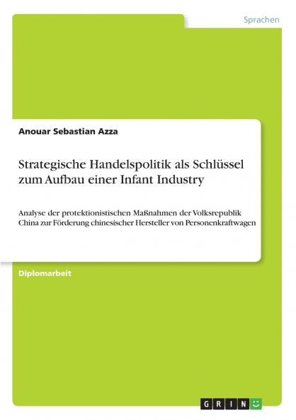 Strategische Handelspolitik als Schlüssel zum Aufbau einer Infant Industry