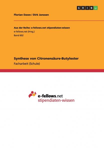 Synthese von Citronensäure-Butylester