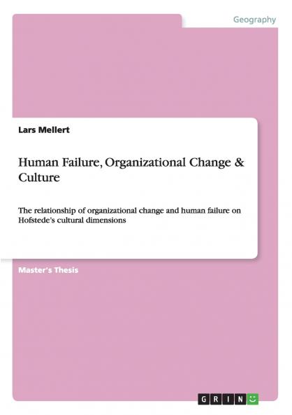 Human Failure Organizational Change & Culture