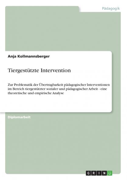 Tiergestützte Intervention