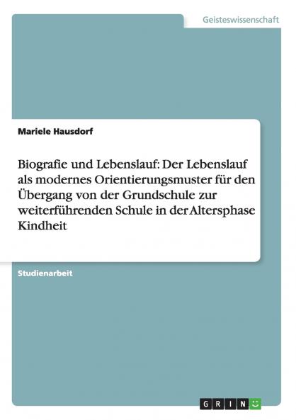 Biografie und Lebenslauf