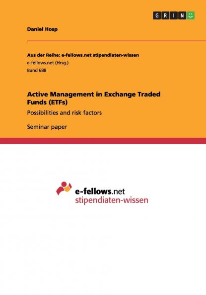 Active Management in Exchange Traded Funds (ETFs)