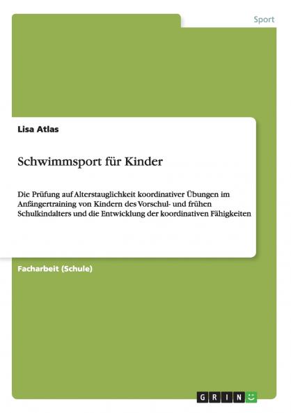Schwimmsport für Kinder