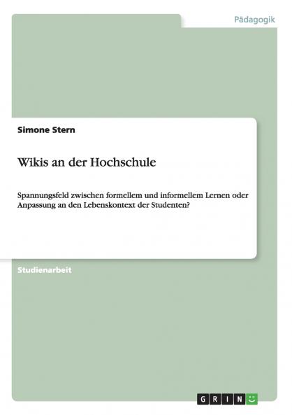 Wikis an der Hochschule