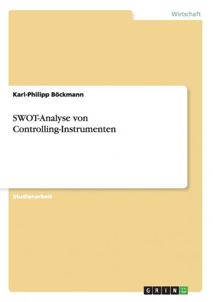 SWOT-Analyse von Controlling-Instrumenten