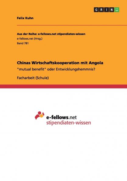 Chinas Wirtschaftskooperation mit Angola