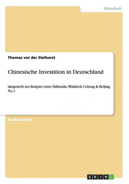 Chinesische Investition in Deutschland