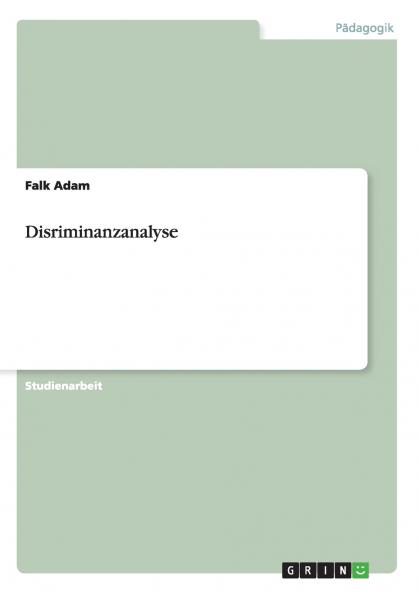Disriminanzanalyse