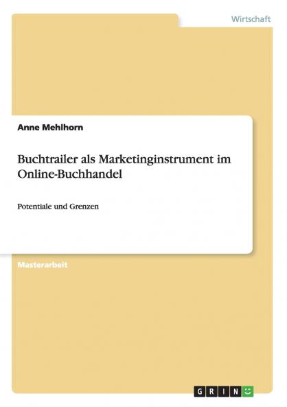 Buchtrailer als Marketinginstrument im Online-Buchhandel