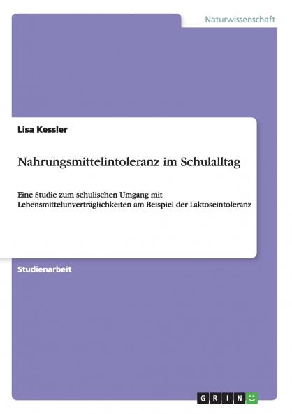 Nahrungsmittelintoleranz im Schulalltag