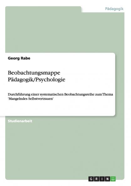 Beobachtungsmappe Pädagogik/Psychologie