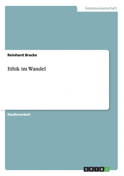 Ethik im Wandel