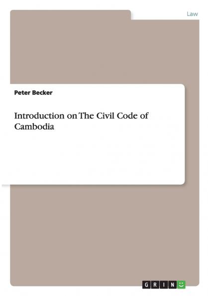 Introduction on The Civil Code of Cambodia