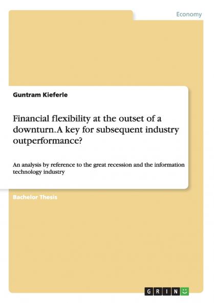 Financial flexibility at the outset of a downturn. A key for subsequent industry outperformance?