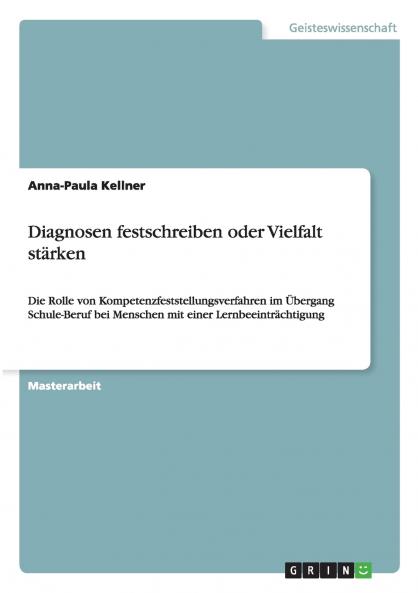 Diagnosen festschreiben oder Vielfalt stärken